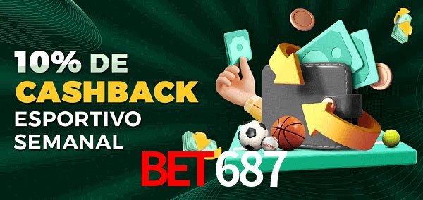 10% de bônus de cashback na Bet687